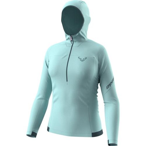 Preview: Dynafit Traverse Thermal Hooded 1/2 Zip Women - cloud blue