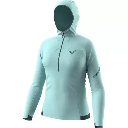 Dynafit Traverse Thermal Hooded 1/2 Zip Women - cloud blue