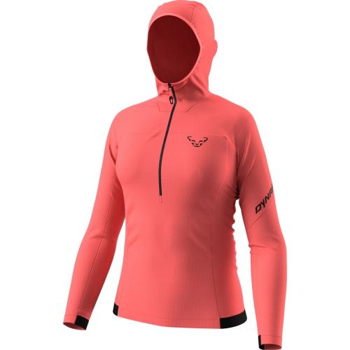 Preview: Dynafit Traverse Thermal Hooded 1/2 Zip Women - cabana