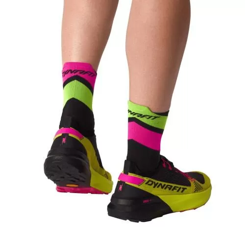 Dynafit Ultra Mid Socken - black out pink glo