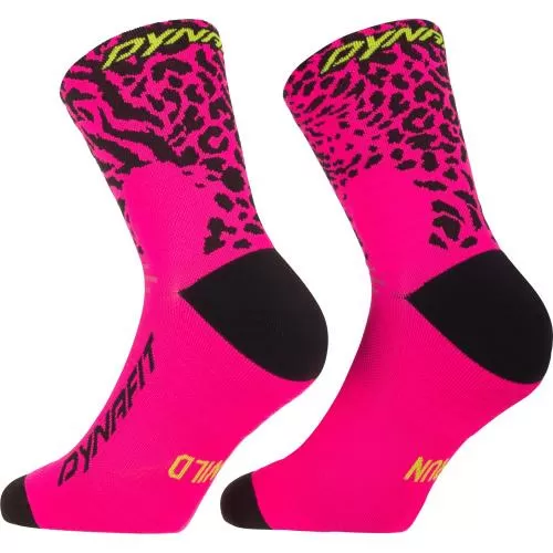 Dynafit Run Wild Mid Socken - pink glo