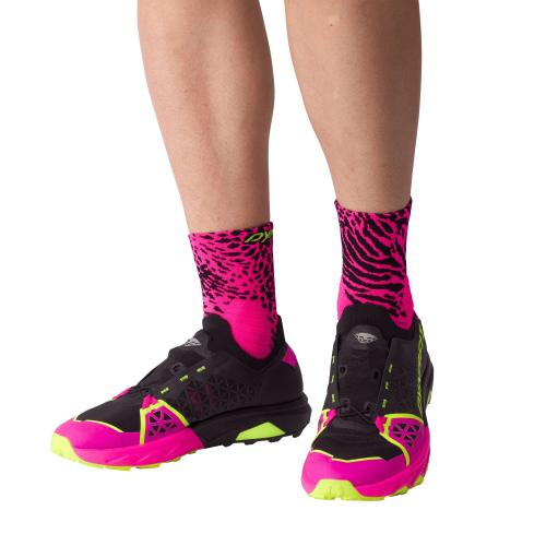 Preview: Dynafit Run Wild Mid Socken - pink glo