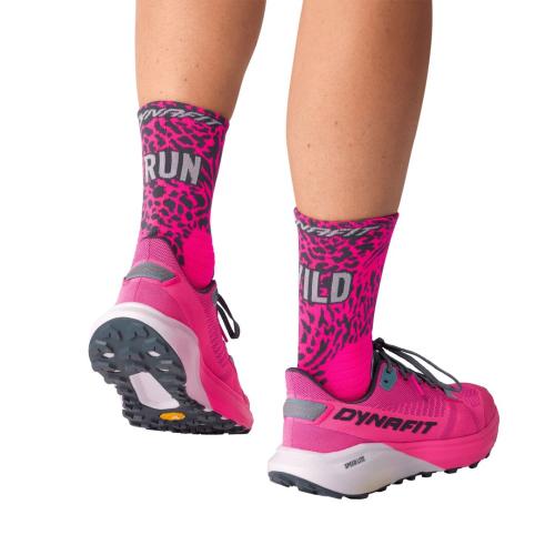 Preview: Dynafit Run Wild Crew Socken - pink glo