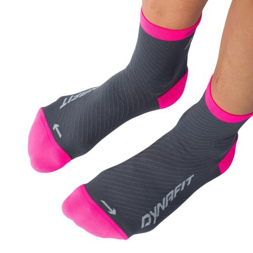 Preview: Dynafit Trail Mid Socken - cinder pink glo