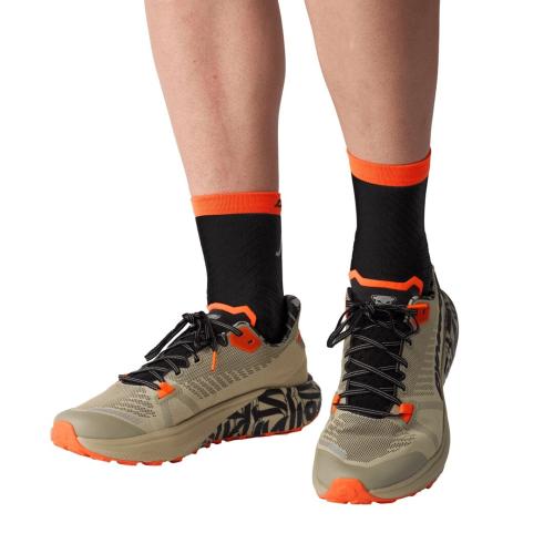 Preview: Dynafit Trail Mid Socken - black out ultra orange