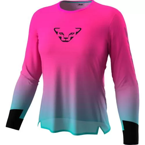Dynafit DNA Langarmshirt Damen - pink glo