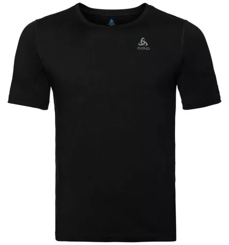 Odlo Men's NATURAL 100% MERINO WARM Base Layer T-Shirt - schwarz 