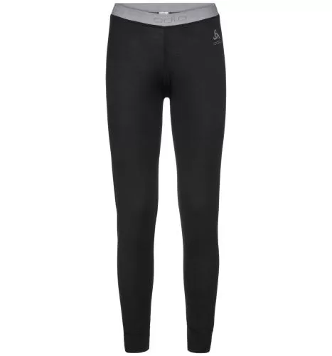 Odlo Women's NATURAL 100% MERINO WARM Base Layer Pants - schwarz