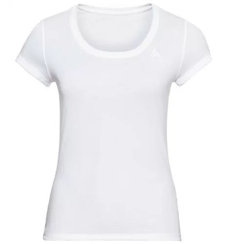 Odlo Women's ACTIVE F-DRY LIGHT ECO Base Layer T-Shirt - weiss