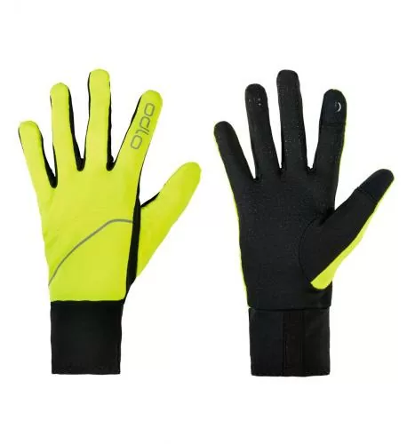 Odlo INTENSITY SAFETY LIGHT Handschuhe - safety yellow