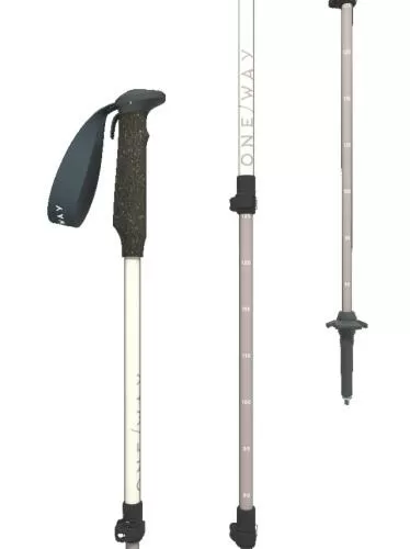 One Way Mt Trekking Stock Al 2 Lite 90-125 - seashell/moon rock brown