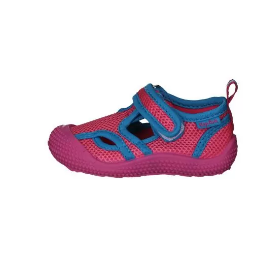 Playshoes Aqua-Sandale - pink/türkis