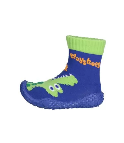 Playshoes Aqua-Socke Krokodil - marine