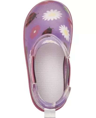 Playshoes Regenstiefel Halbschaft Marienkäfer - flieder