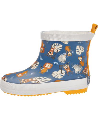Preview: Playshoes Gummistiefel Halbschaft Dschungel - petrol