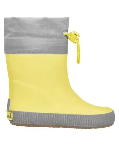 Playshoes Barfuß-Gummistiefel uni - gelb