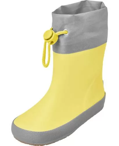 Playshoes Barfuß-Gummistiefel uni - gelb
