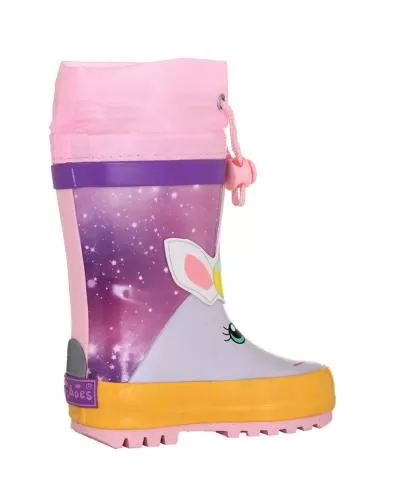 Playshoes Rubber Boots Unicorn - lightlilac