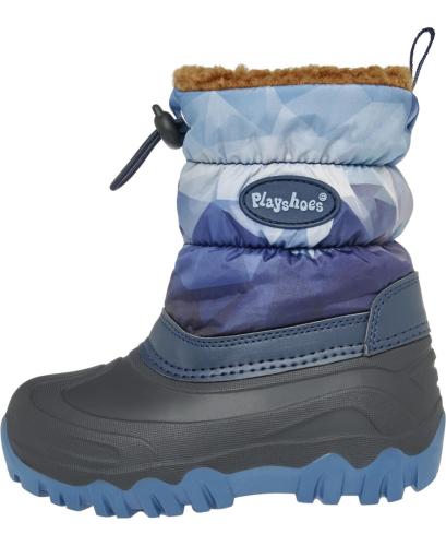 Preview: Playshoes Winter bootie mountains - blue