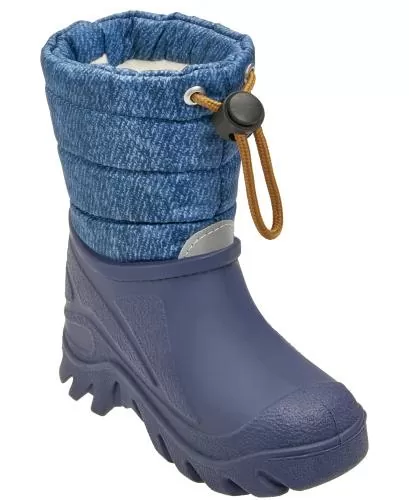 Playshoes Winter-Bootie meliert - jeansblau