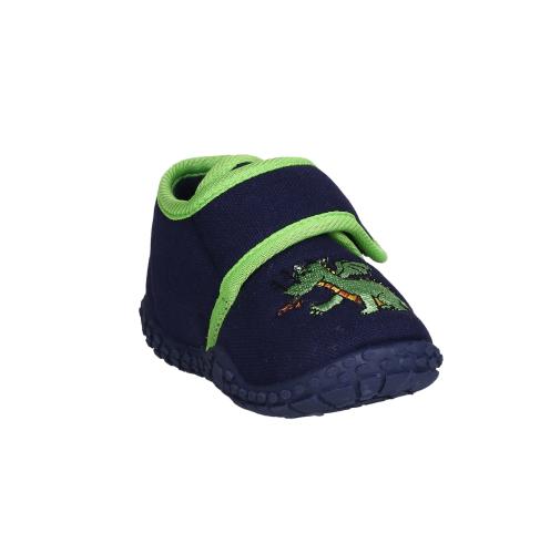 Preview: Playshoes Slipper Dragon - navy