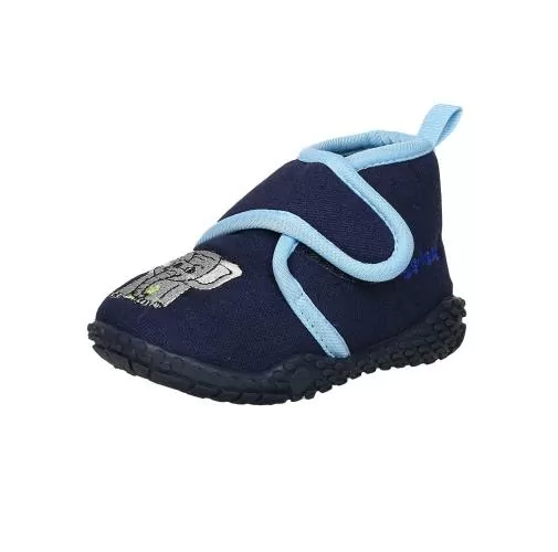 Playshoes Hausschuh Elefant - marine
