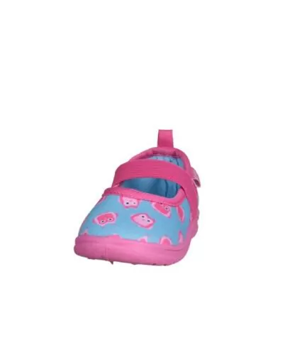Playshoes Hausschuh Eulen - türkis