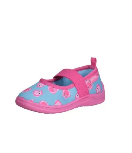 Playshoes Hausschuh Eulen - türkis