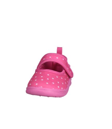 Playshoes Hausschuh Punkte - pink