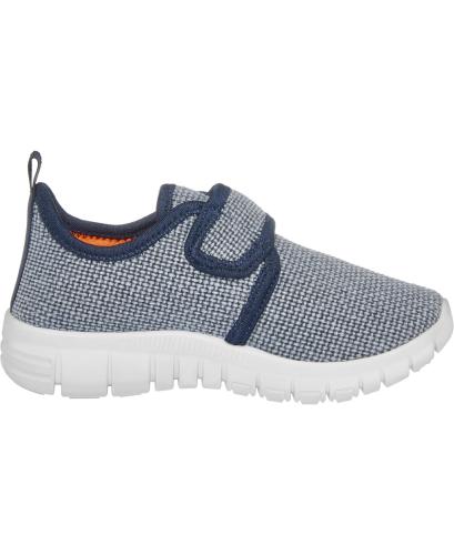 Preview: Playshoes Hausschuh uni - jeansblau