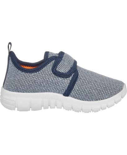 Preview: Playshoes Hausschuh uni - jeansblau
