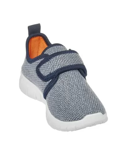 Playshoes Hausschuh uni - jeansblau