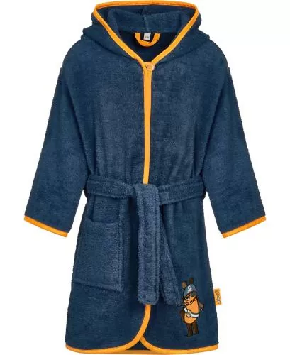 Playshoes Frottee-Bademantel DIE MAUS Pirat - marine