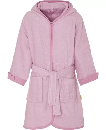 Playshoes Frottee-Bademantel Einhorn - rosa