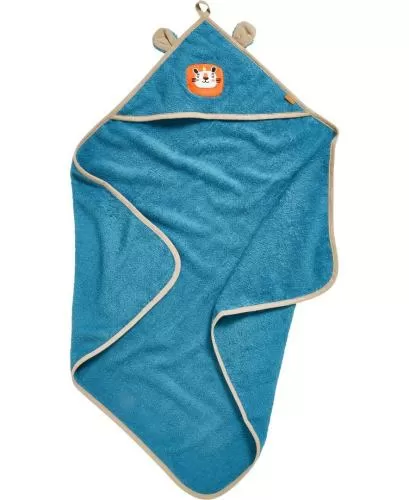 Playshoes Terry Hooded Towel Jungle - teal