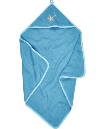 Preview: Playshoes Terry Hooded Towel Sea Animals - turquoise