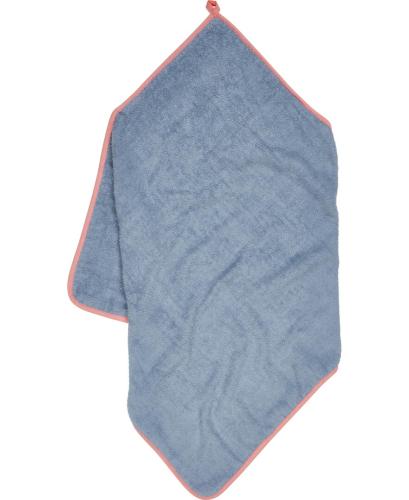 Preview: Playshoes Terry Hooded Towel Palms - blue