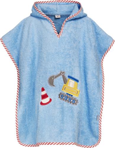 Preview: Playshoes Frottee-Poncho Bagger - bleu