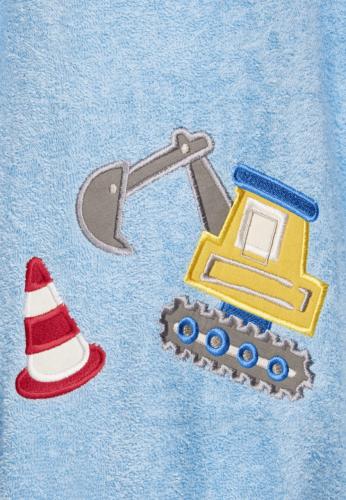 Preview: Playshoes Frottee-Poncho Bagger - bleu