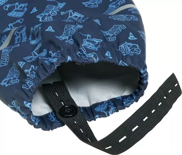 Playshoes Regen-Overall Baustelle allover - marine
