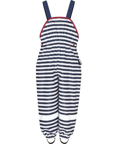 Preview: Playshoes Regenlatzhose maritim - marine/weiß