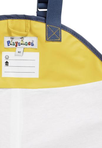 Preview: Playshoes Regenlatzhose Textilfutter - gelb