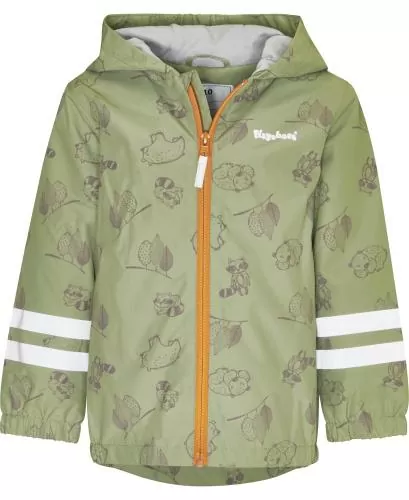 Playshoes Outdoor-Jacke Waldtiere - oliv