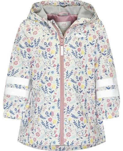 Playshoes Outdoor-Jacke Blumen - ecru
