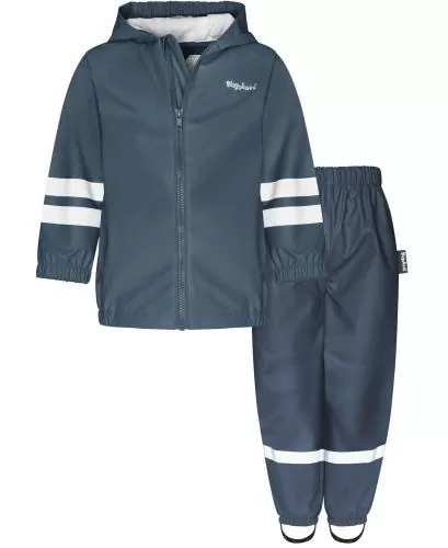 Playshoes Regen-Set Halbhose Basic - marine