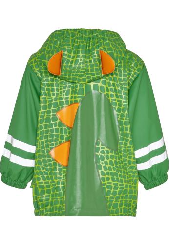 Preview: Playshoes Regen-Mantel Dino - grün