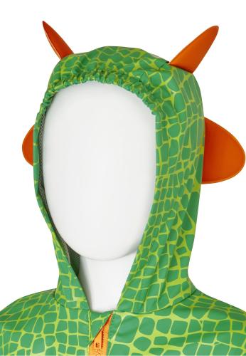 Preview: Playshoes Regen-Mantel Dino - grün