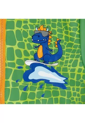 Playshoes Regen-Mantel Dino - grün