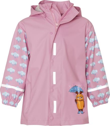Preview: Playshoes Regen-Mantel die Maus & Elefant - rosa