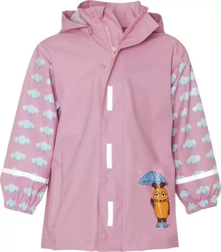 Playshoes Regen-Mantel die Maus & Elefant - rosa